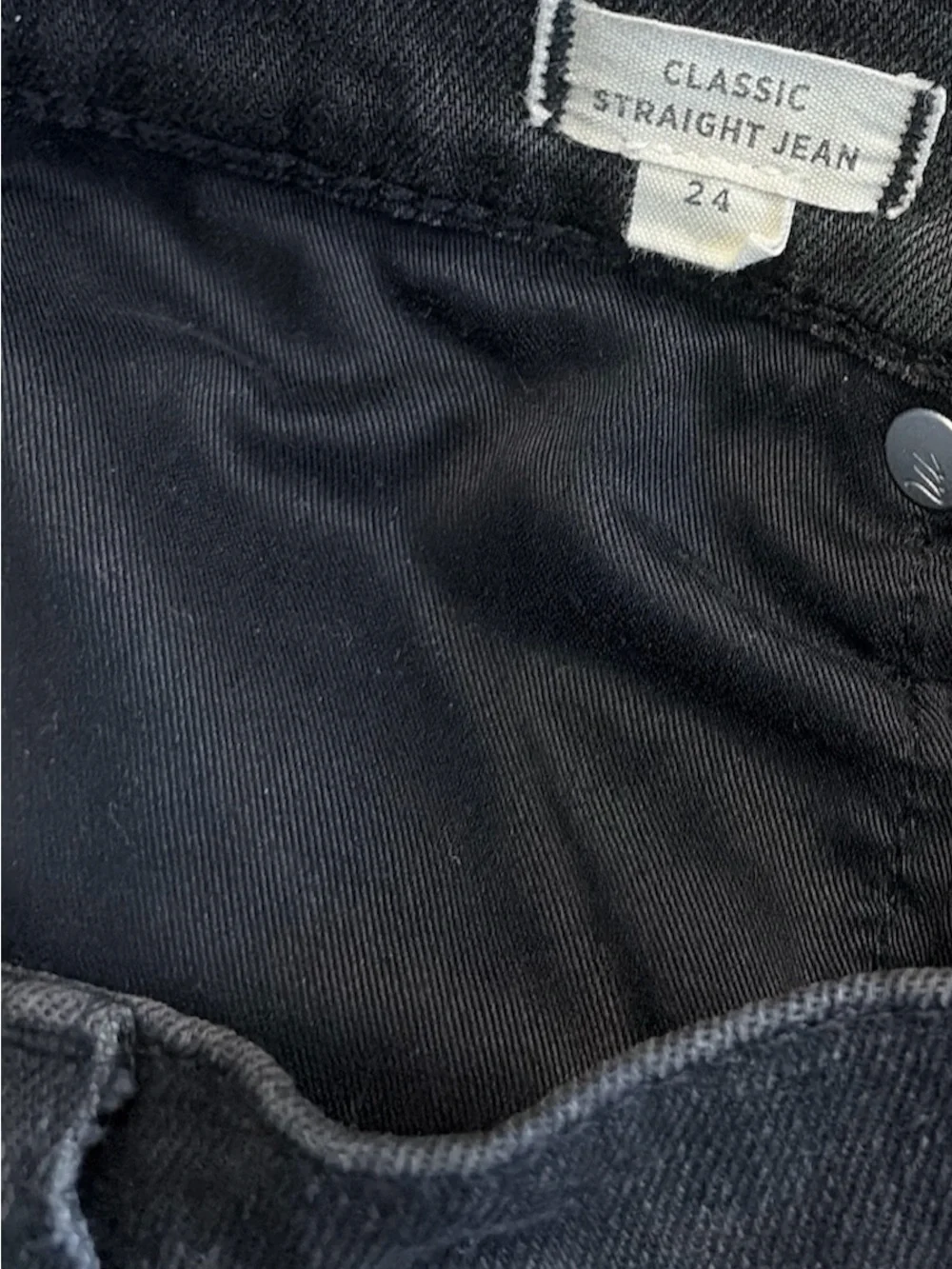 Madewell Classic Straight Jean in Lunar Wash Size 24 - Picture 5 of 8